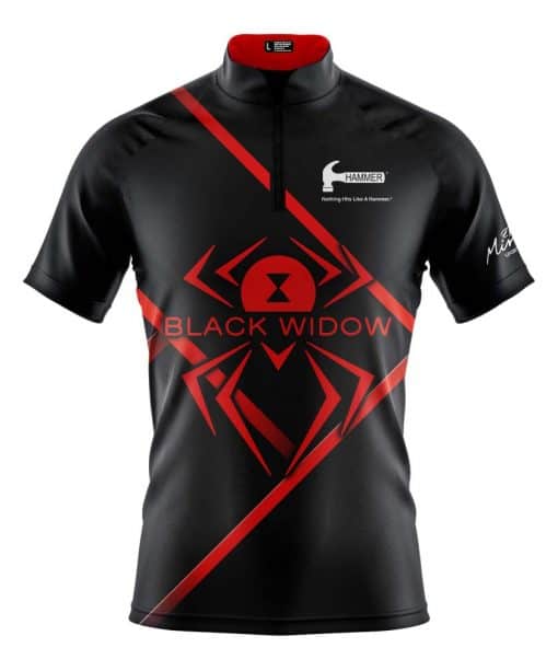 hammer black widow 2.0 bowling jersey front showcase