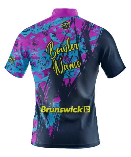 brunswick defender bowling jersey back