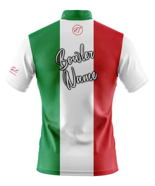 Italy bowling jersey back
