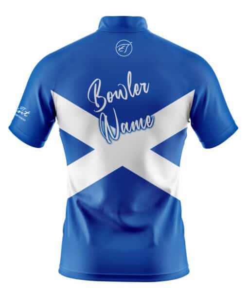 Scotland bowling jersey back