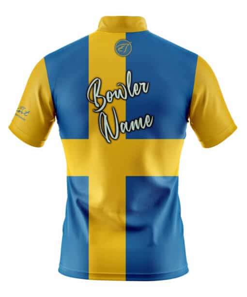 Sweden bowling jersey back