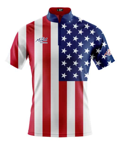 USA bowling jersey front